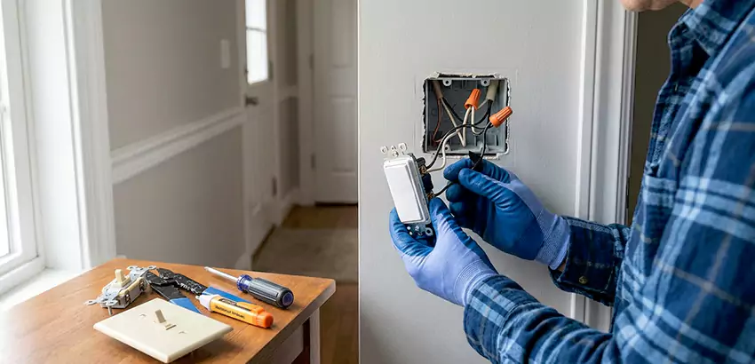 Motion Sensor Light Switch Replacement in Montgomery