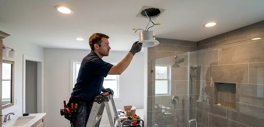 Bathroom and Shower Recessed Lighting Installation in Montgomery