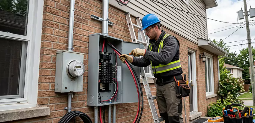 Outdoor Subpanel Installation in Montgomery
